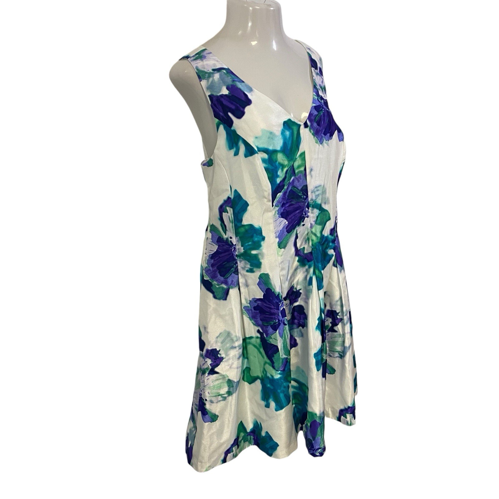 Christopher & Banks Dress Womens 18 Floral Work Office Church Date Elegant