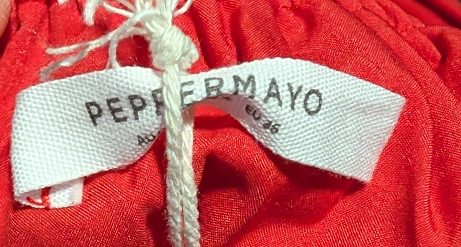 Peppermayo Exclusive – Part Timer Ruched Mini Dress – Red – Size US 4 – NWT