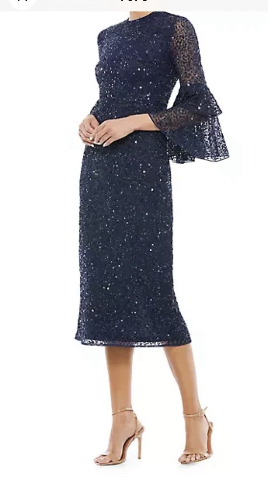 Mac Duggal 10802 Midi Dress size 16 $458