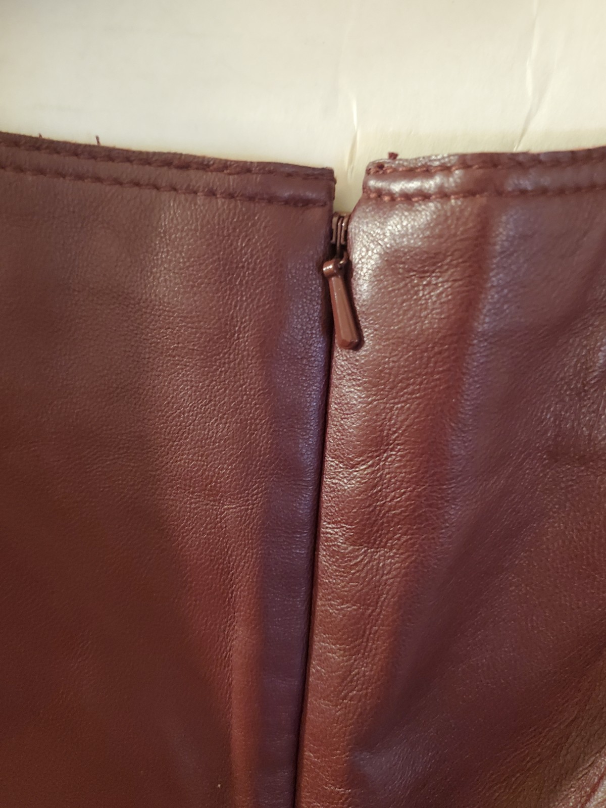 SUSANA MONACO Adele 100% Lamb Leather Sleeveless Hidden Back Zipper Dress,Size 6
