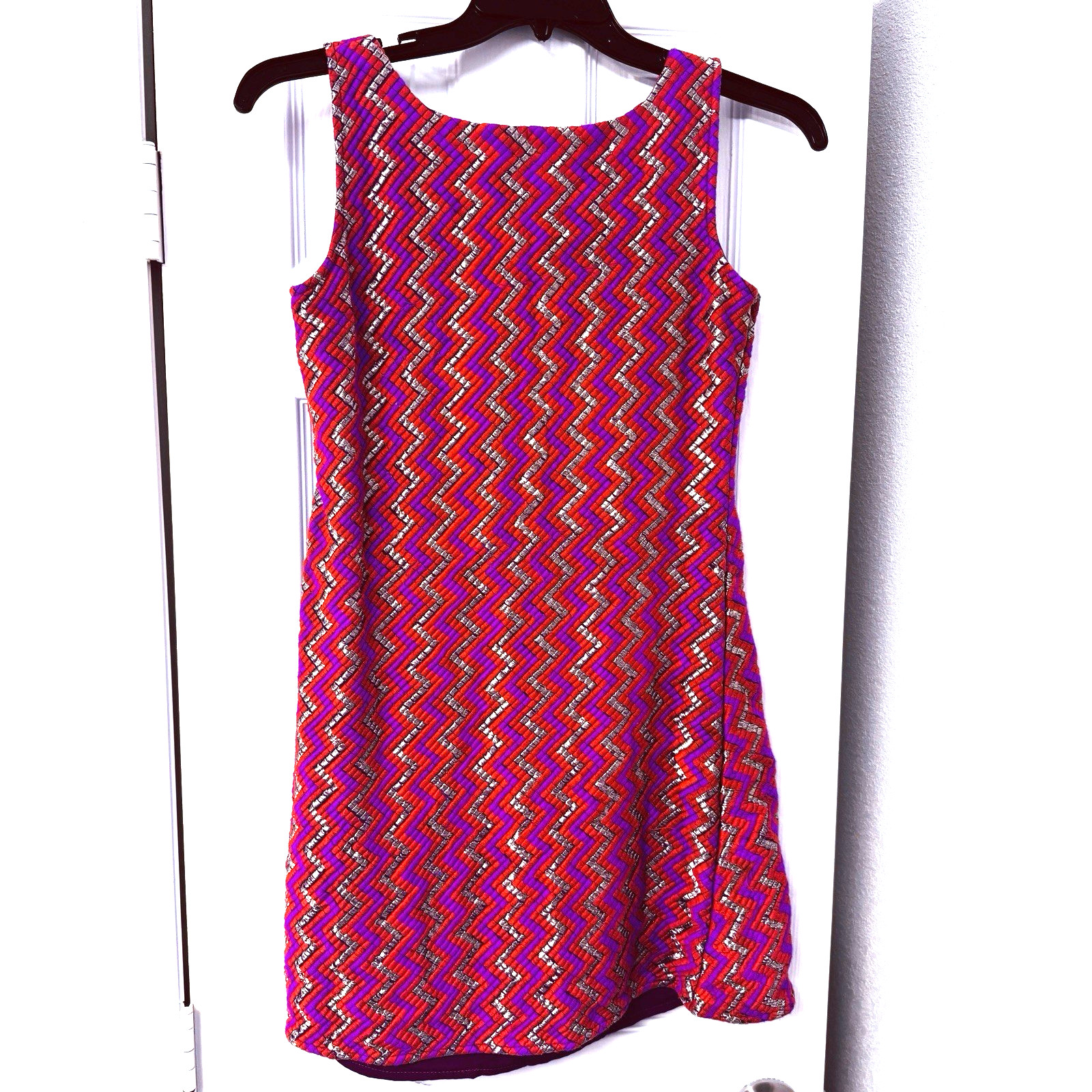 Riyaash Retro 70s Vibrant Psychedelic Mini Dress Go Go Hippie Club India Mod