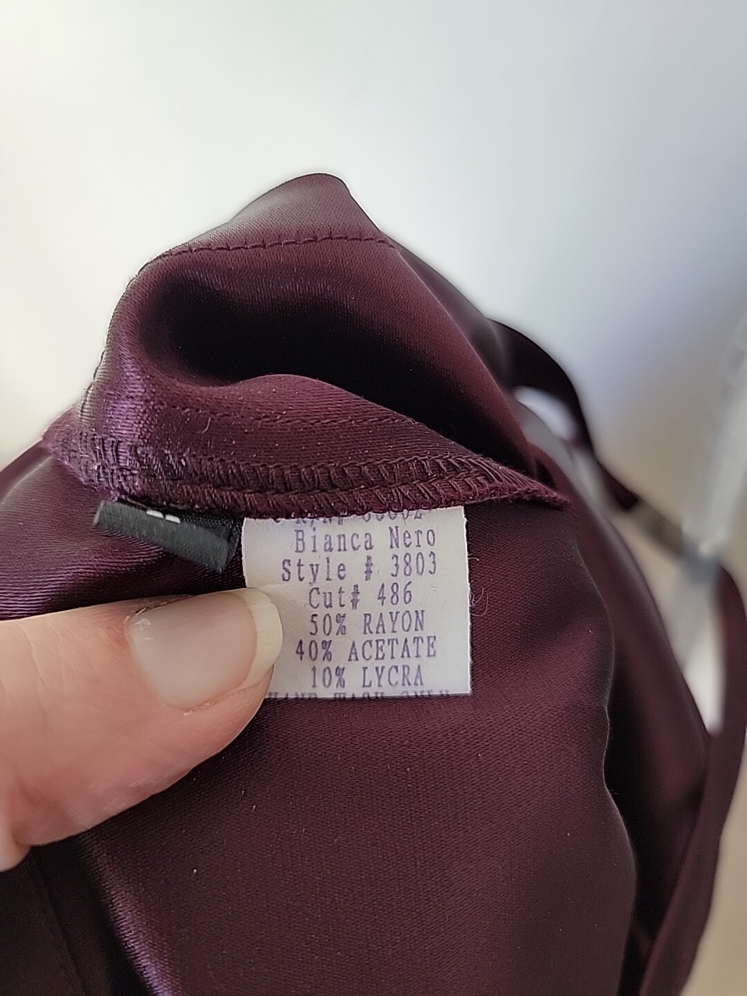 Maria Nero Blanco Y2k Mini Dress Purple Spaghetti Strap Scuba Large Runs Small