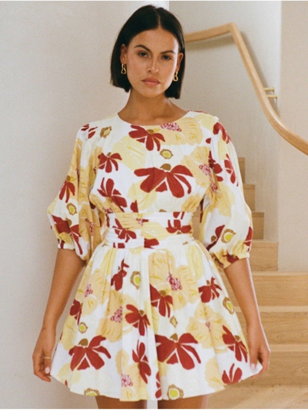 NWT Sabo Bettina Dress in Dusk Lilly Mini Length Size US 2