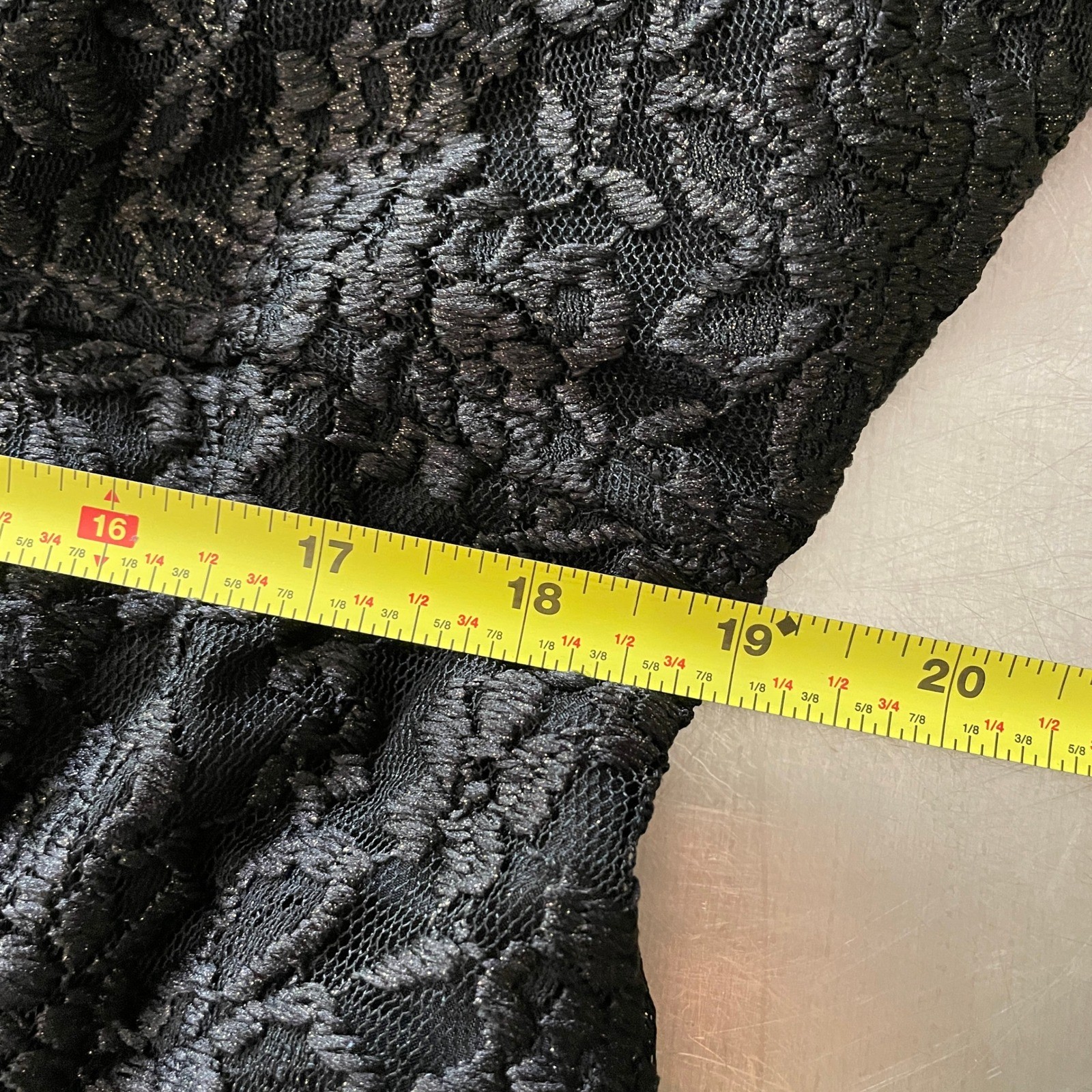 Worthington Woman Black Lace Peplum Sheath Dress Plus Size 18W Sleeveless