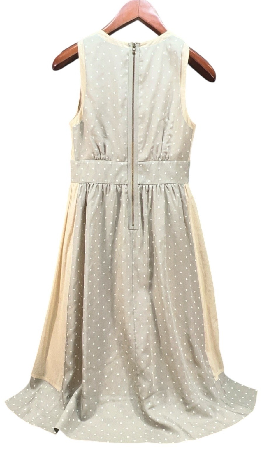 Marc Jacobs by Marc Jacobs Polka Dot Silk Dress With Crystal Accents Size 4