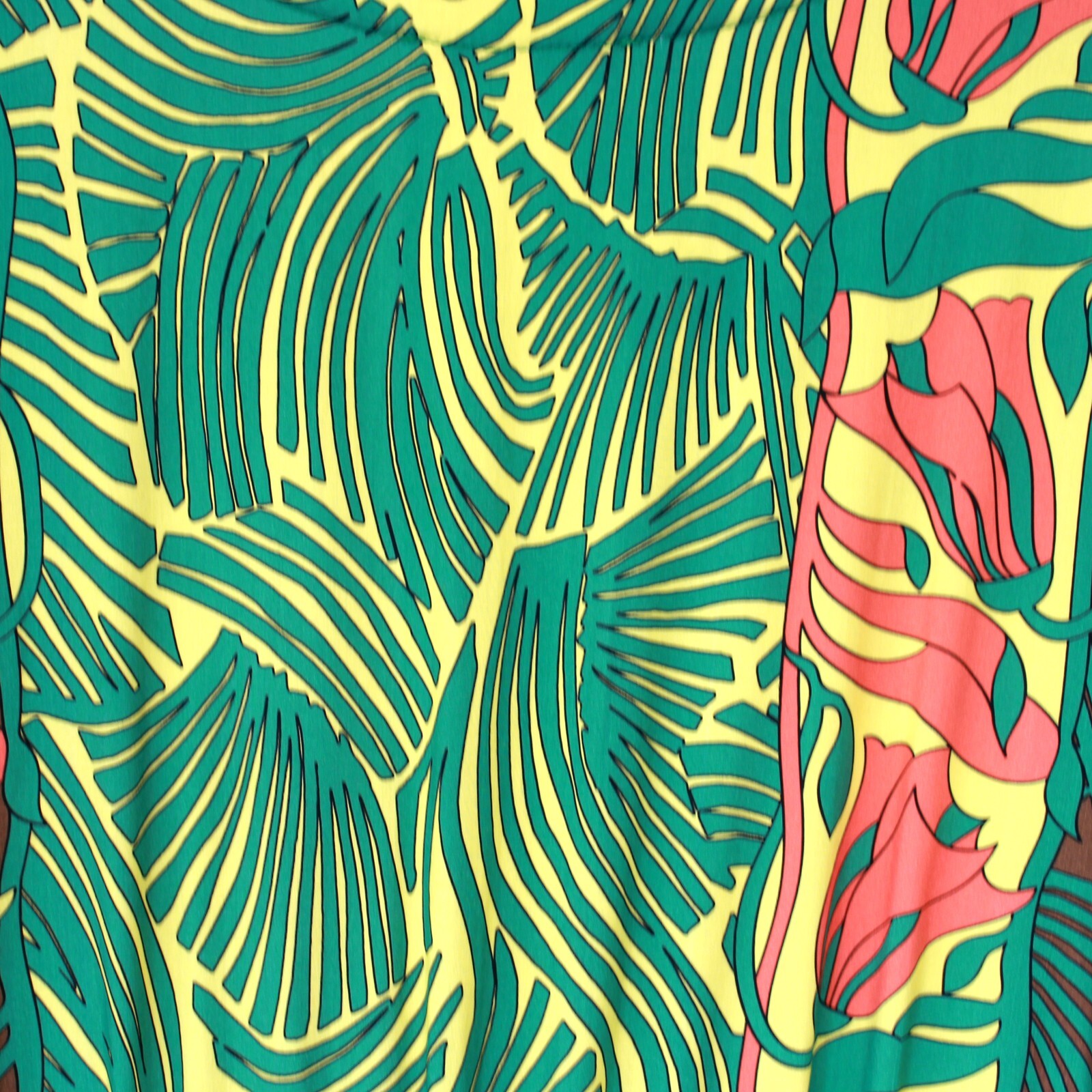 La Fee Maraboutee Tropical Print Jumpsuite Romper Overall 42 Large Made in Italy
