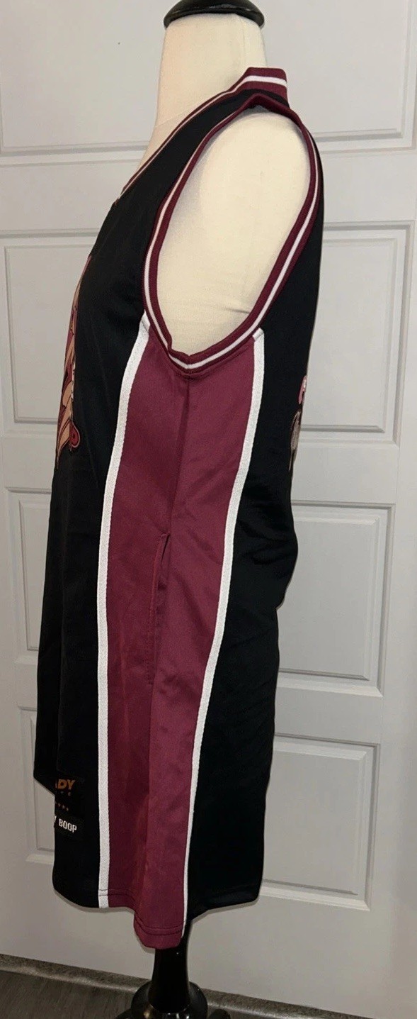 Betty Boop Headgear Classics Basketball Jersey Dress Lady Elite Women L