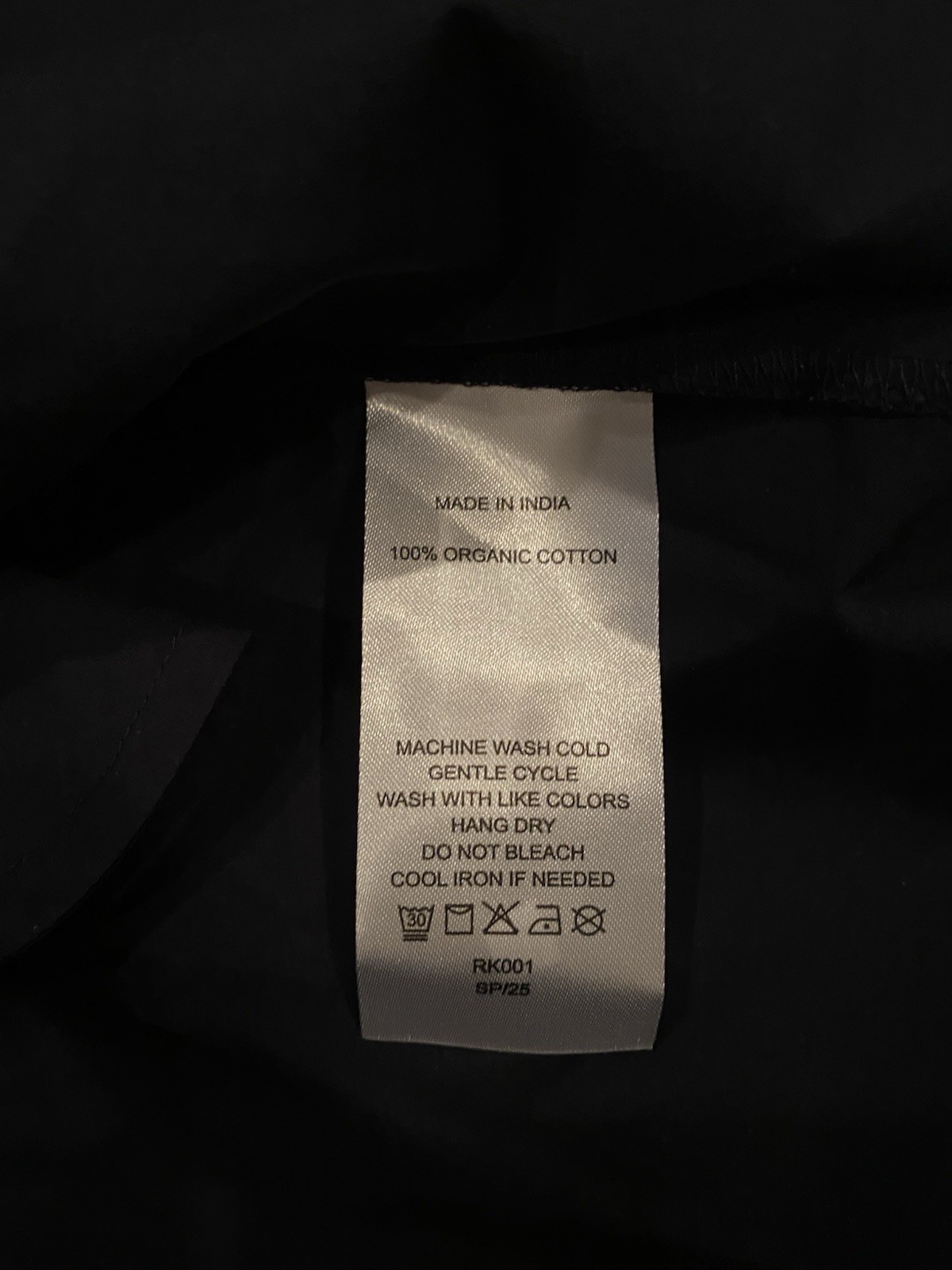 Quince Navy Blue Organic Cotton Poplin Long Sleeved Dress