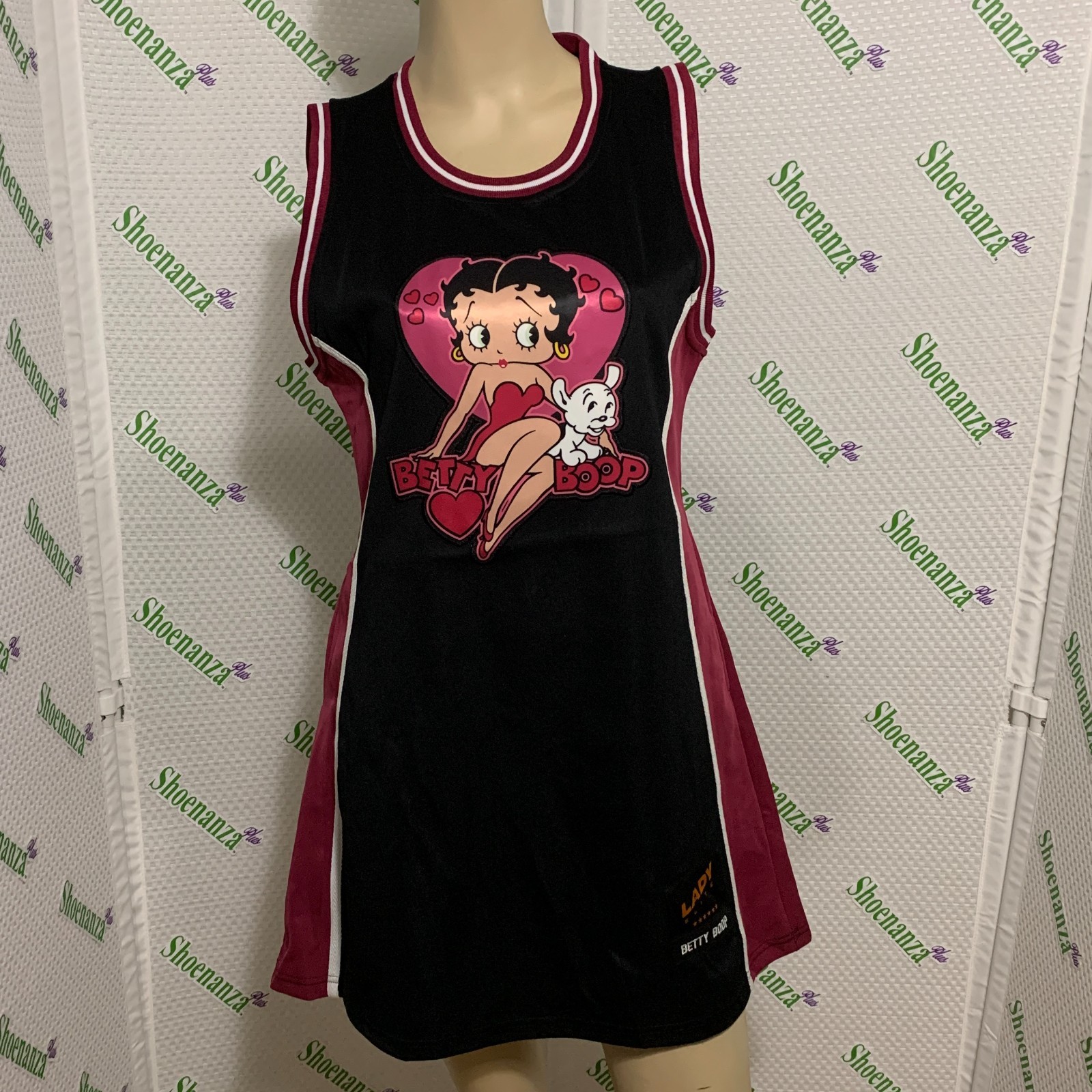 Headgear Classics Basketball Jersey Dress Lady Elite Betty Boop Pudgy Womens XL