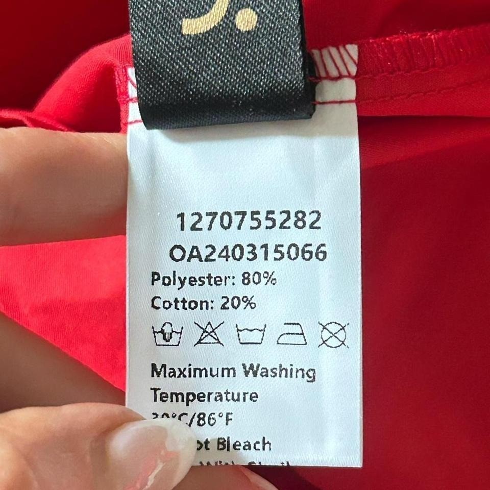 Commense Red Solid Backless Long Dress size XS NWT