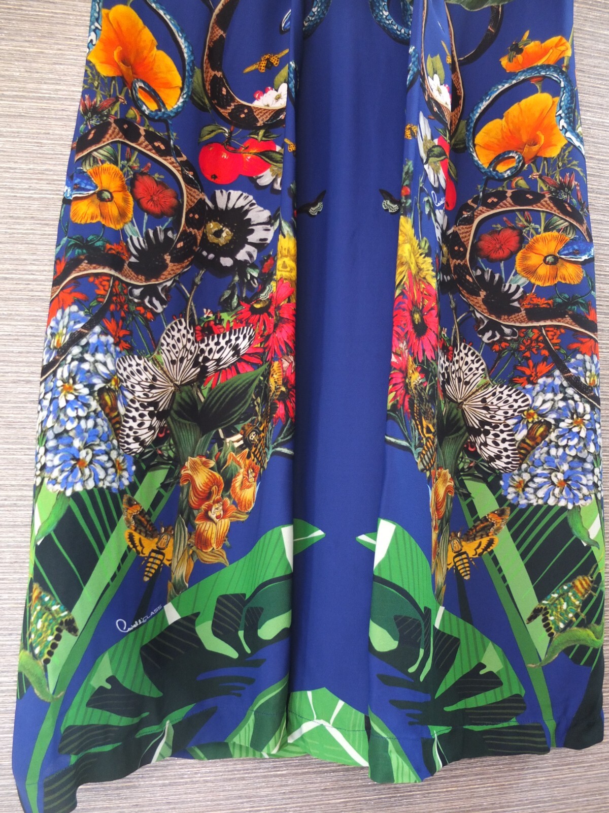 CLASS ROBERTO CAVALLI Multicolor Sleeveless Shift Knee Length Dress Size 8