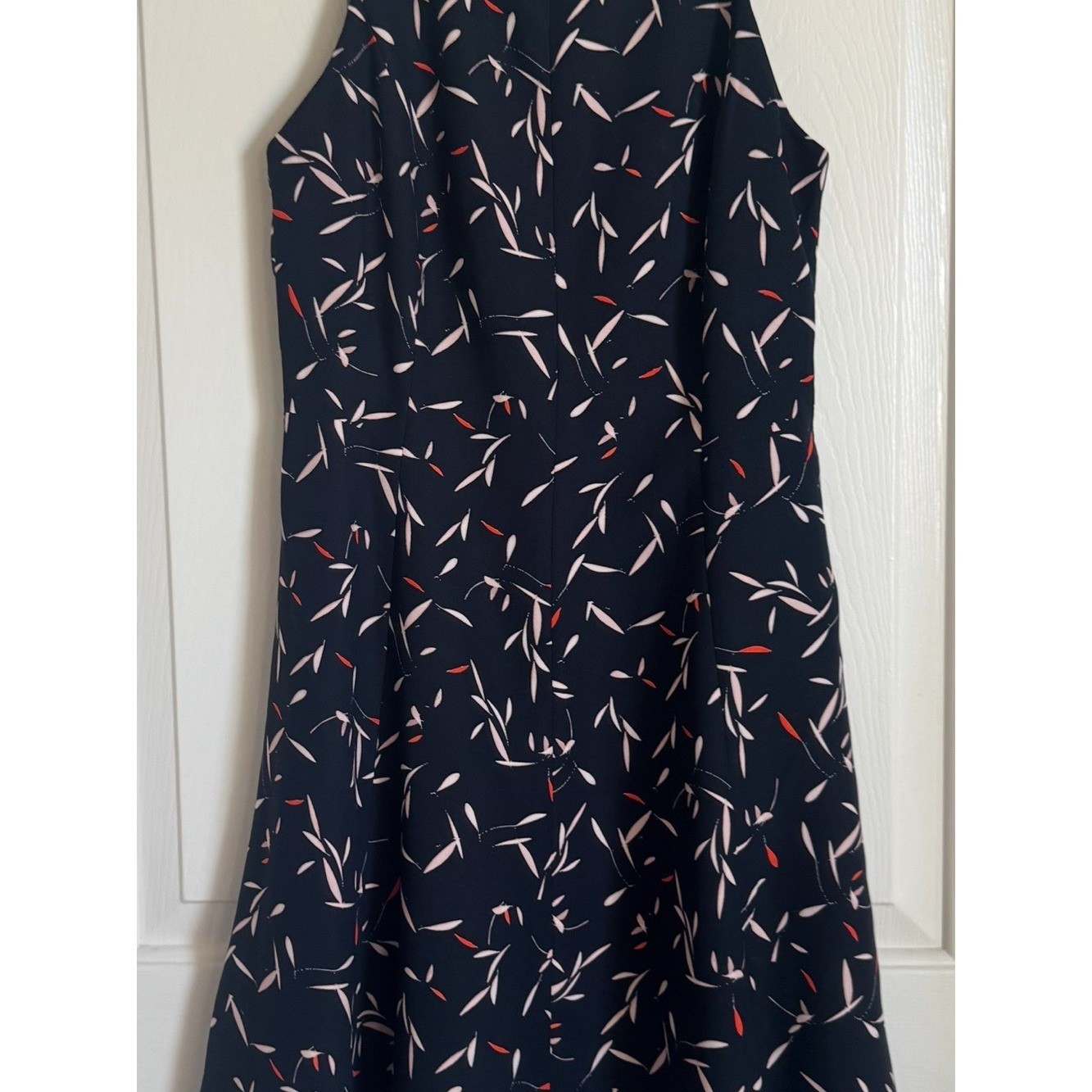 Banana Republic Sleeveless Patterned A-Line Dress Womens size 0 Business casual