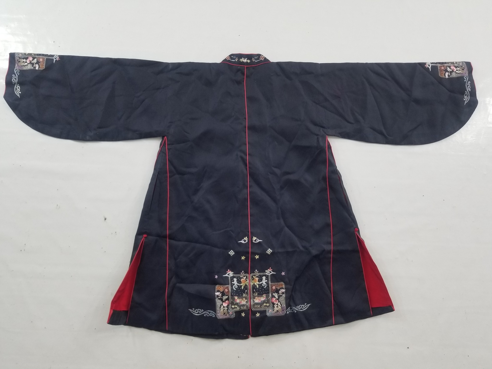 Vintage Traditional Korean Silk Brocade Embroidered Hanbok Jacket