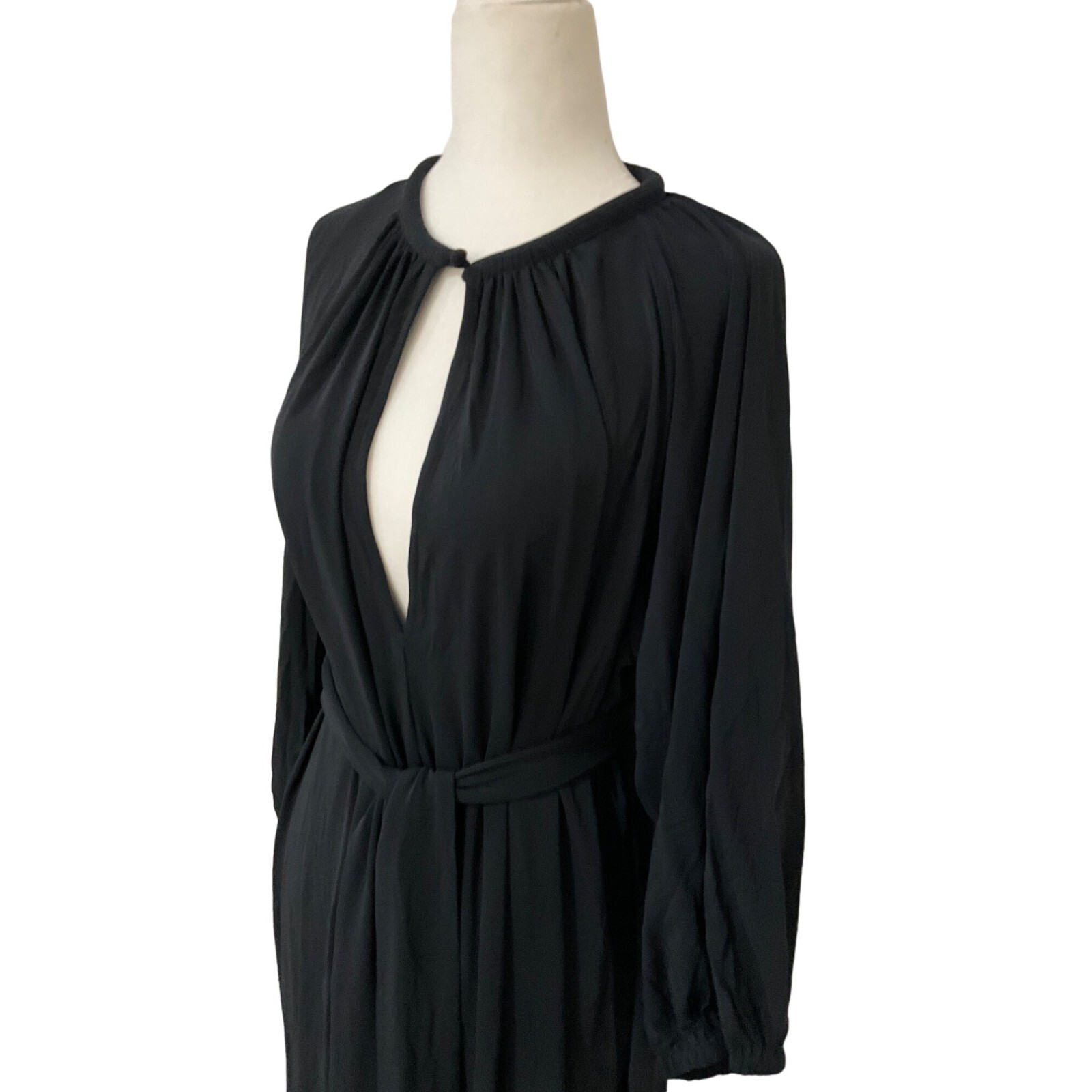ERES Adela Dress in Noir Black Medium New Womens Maxi Long Beach Gown