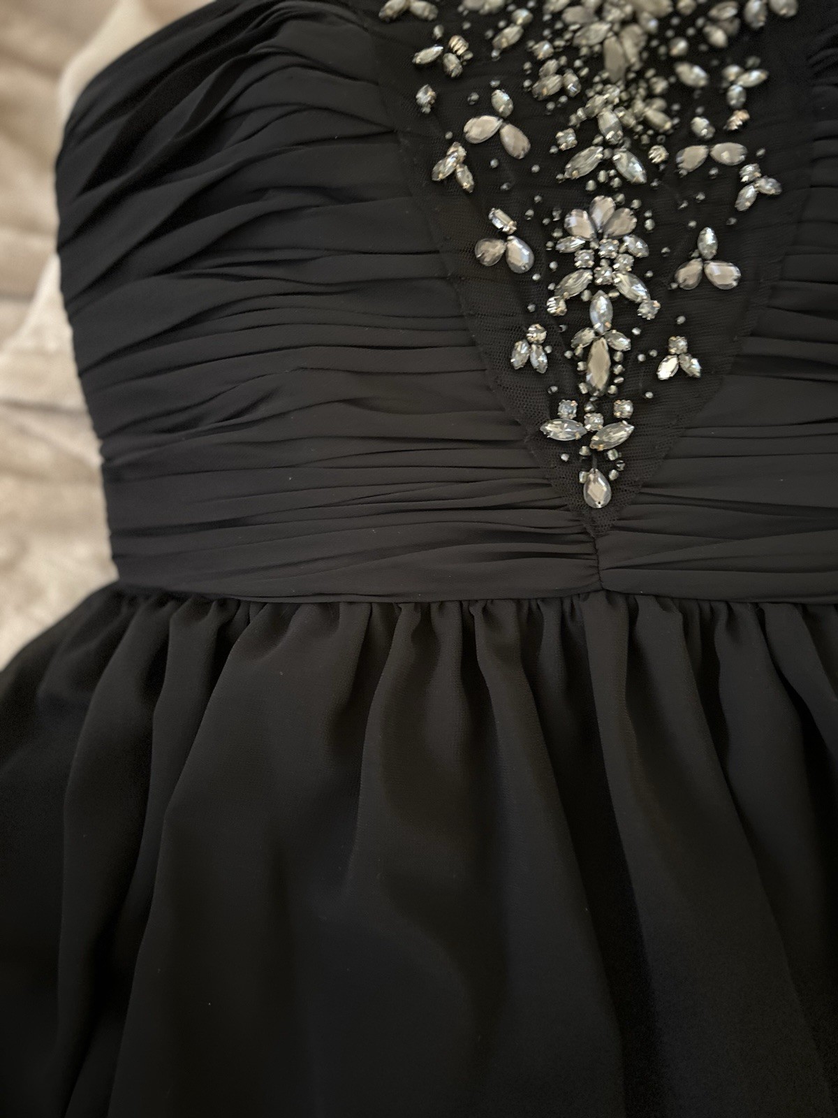 COCKTAIL DRESS Pearl Georgina Chapman of Marchesa Sleeveless Embellished Size 12