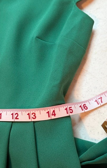 J.Crew A-Line Cap Sleeve Tie Neck Dress Women’s Size 8P Green Pleated Skirt NWT
