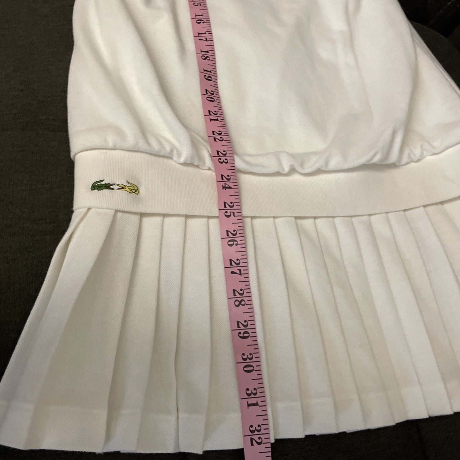 Lacoste Malandrino Women’s Spaghetti strap Tennis?Dress made France Sz M