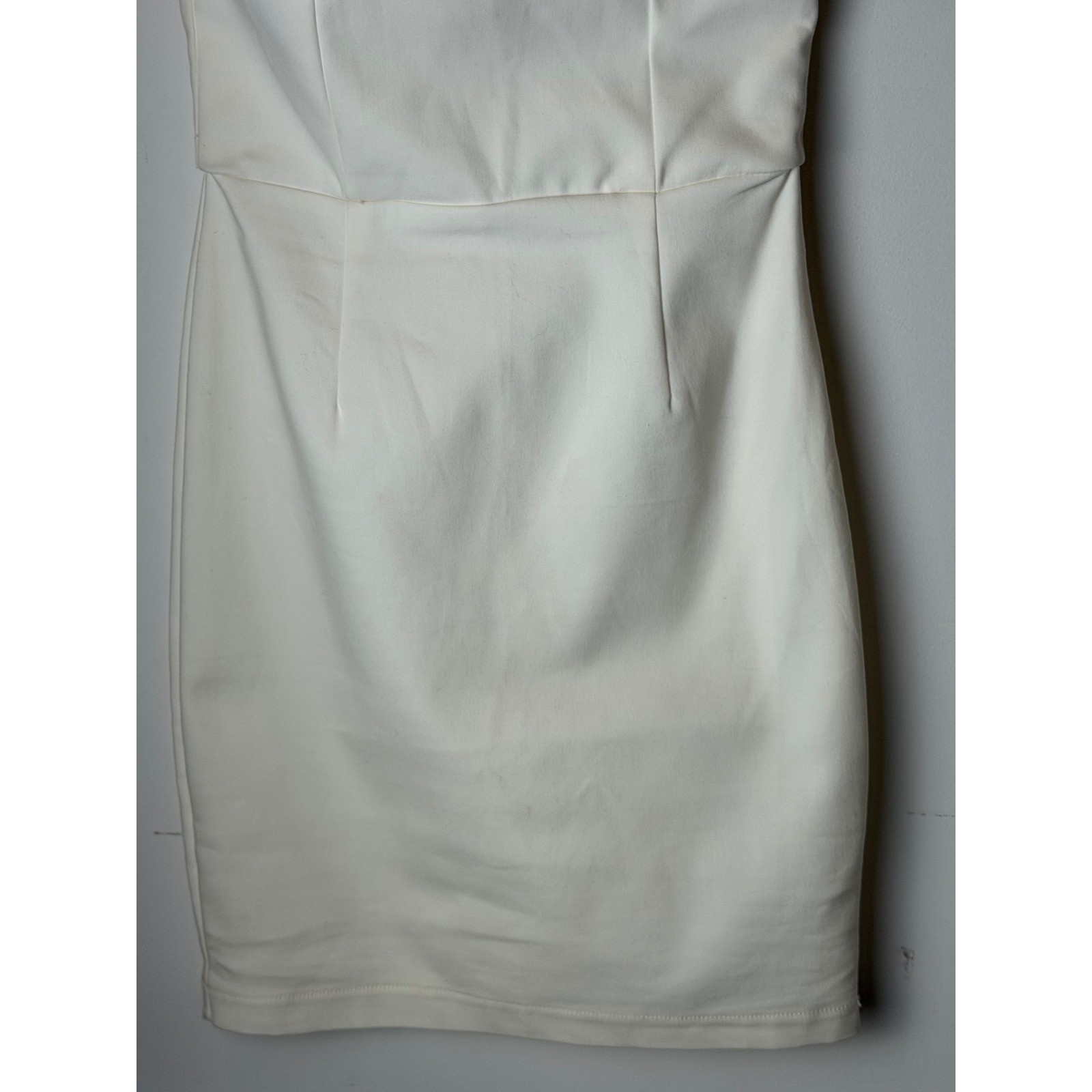 Superdown Stevie Mini Dress Womens XS White Strapless Boned Party Cocktail