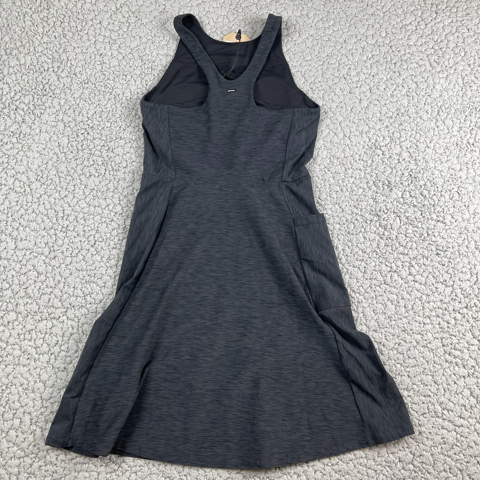 PrAna Kimble Athletic Stretch Dress Womens XS Black Heather Tennis Golf $99