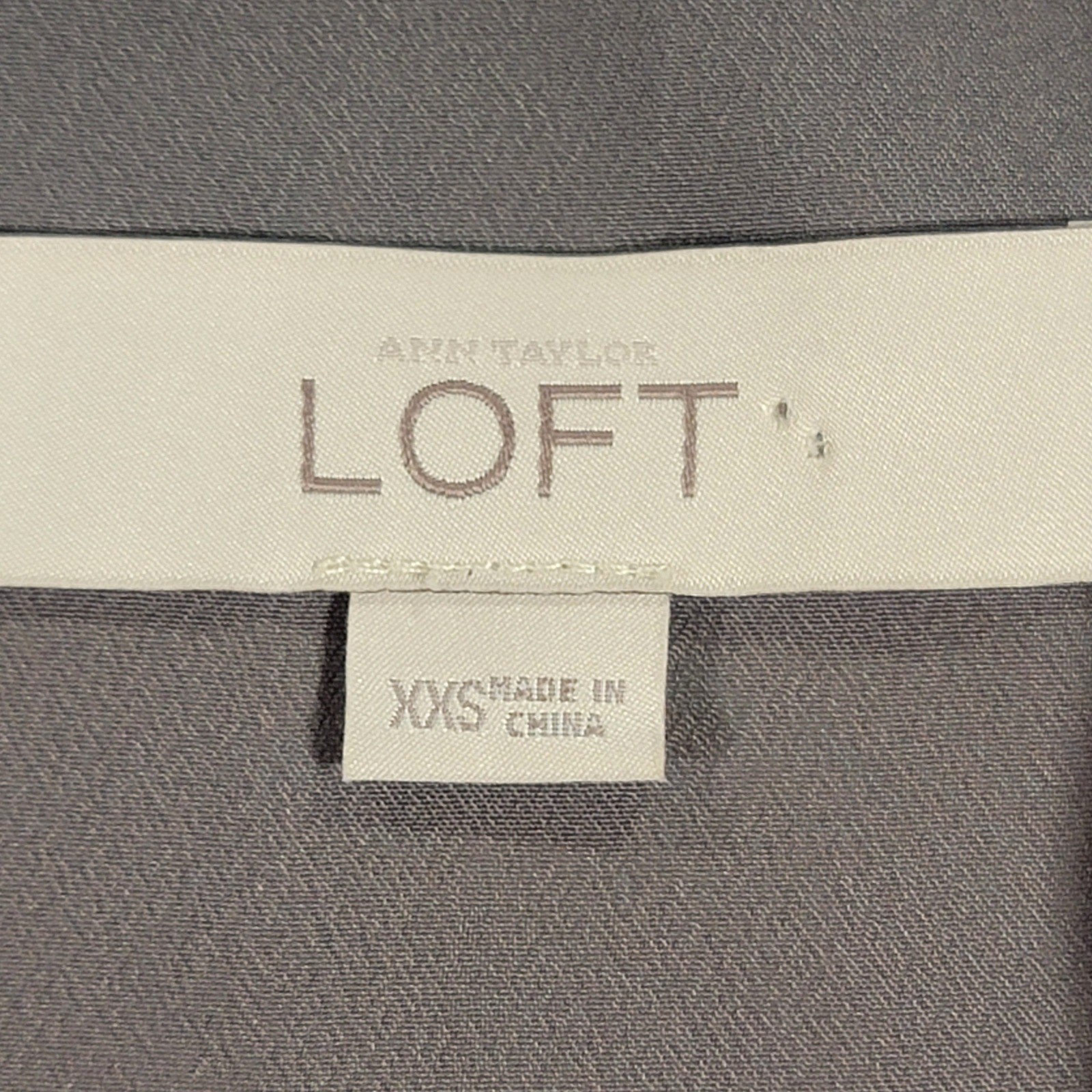 LOFT Sleeveless Fit & Flare Stripe Dress Pink Gray Black Colorblock XXS Petite