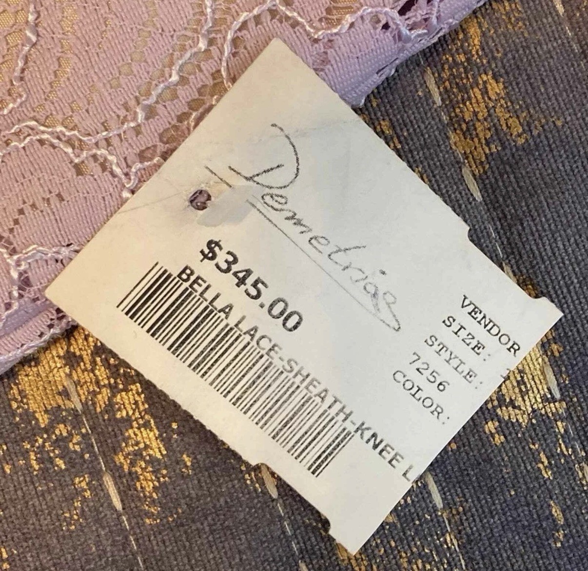 NWT Watters $345 Womens Size 12 Lavender Lace Halter Bridesmaid Dress 7256
