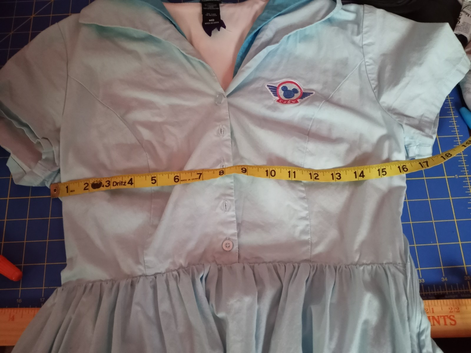 Disney Her Universe Mickey And Minnie Mouse Airplane Retro Dress Medium