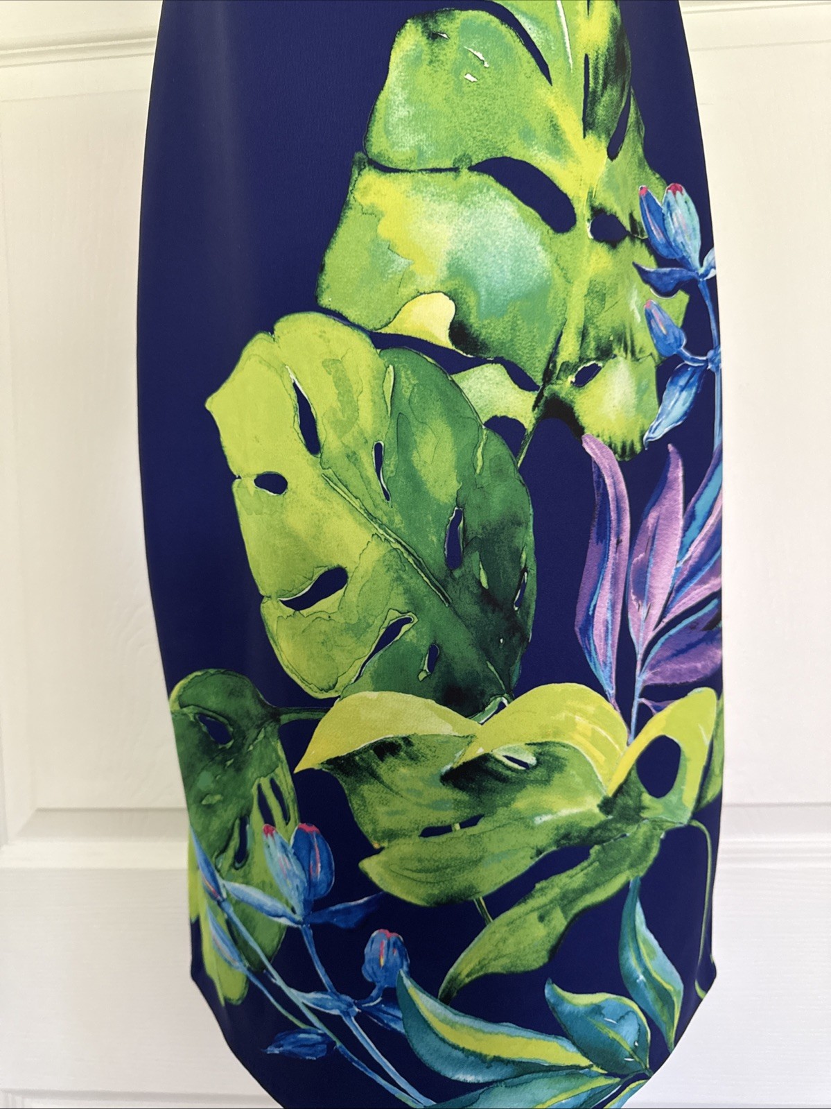 Bold Elements SHEATH Tropical DRESS MED Poly Spandex CRUISE RESORT WEAR LUAU
