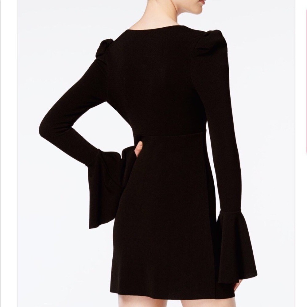 Free People Talk About It Little Black Dress 70’s Vintage Glam Boho Romantic