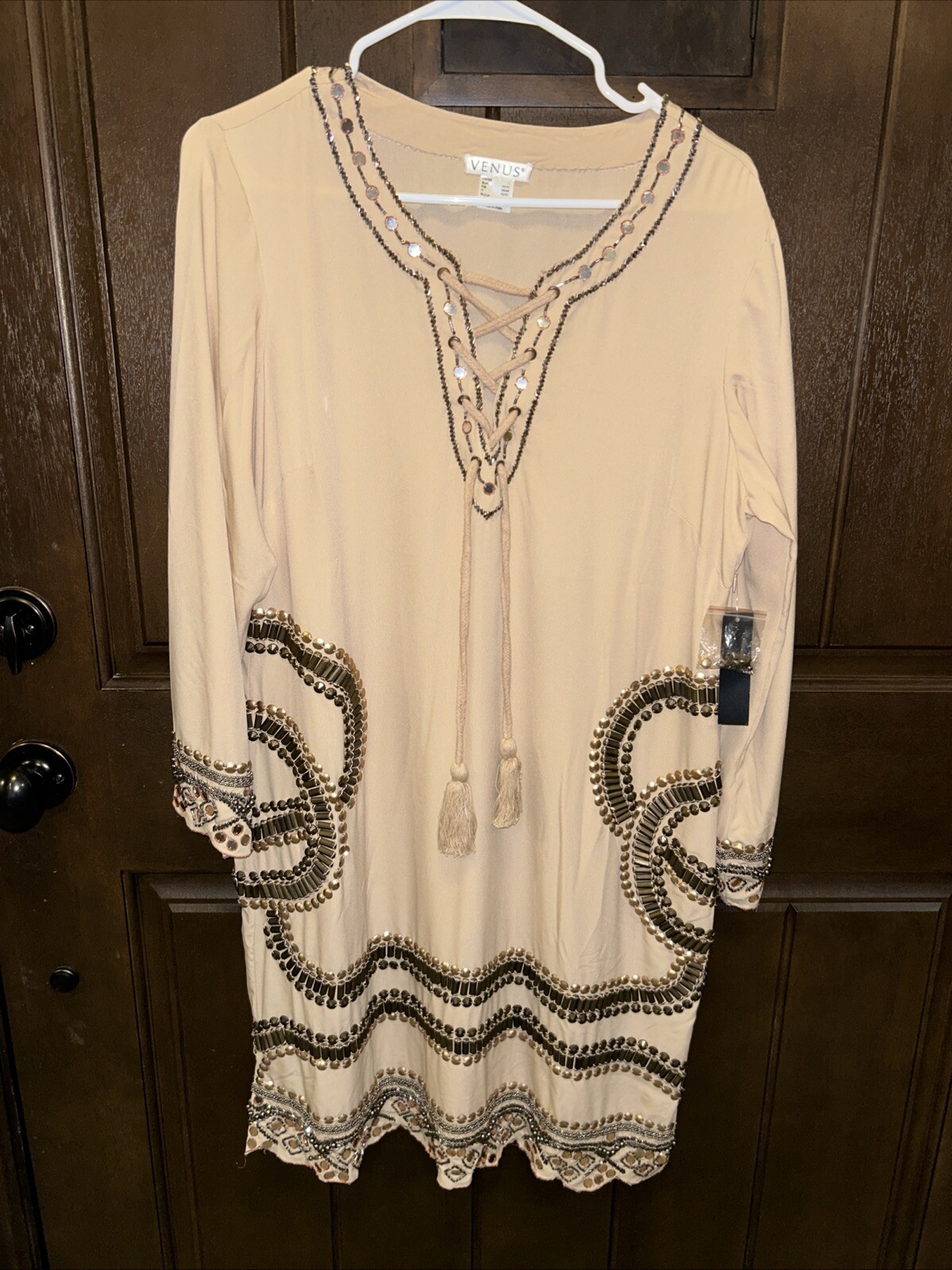 NWT Women’s VENUS “Beaded/Studded” Dress
