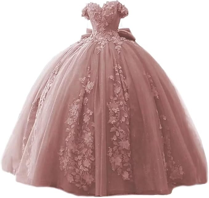Quinceanera Dresses Sweet 15 / Sweet 16 Ball Gowns 3D Flowers