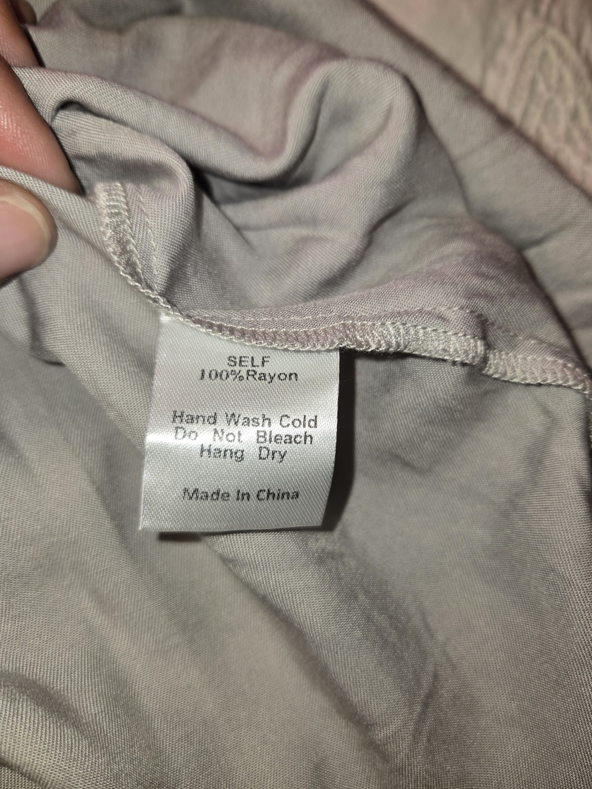 MOD REF Light Gray Midi Dress Criss Cross Back Rayon Lagenlook Size Large NWT