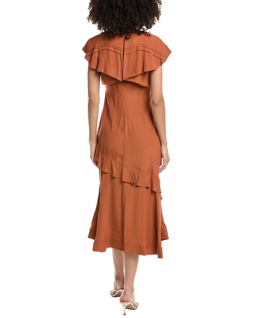 3.1 Phillip Lim Ruffle Overlay Midi Dress Women’s
