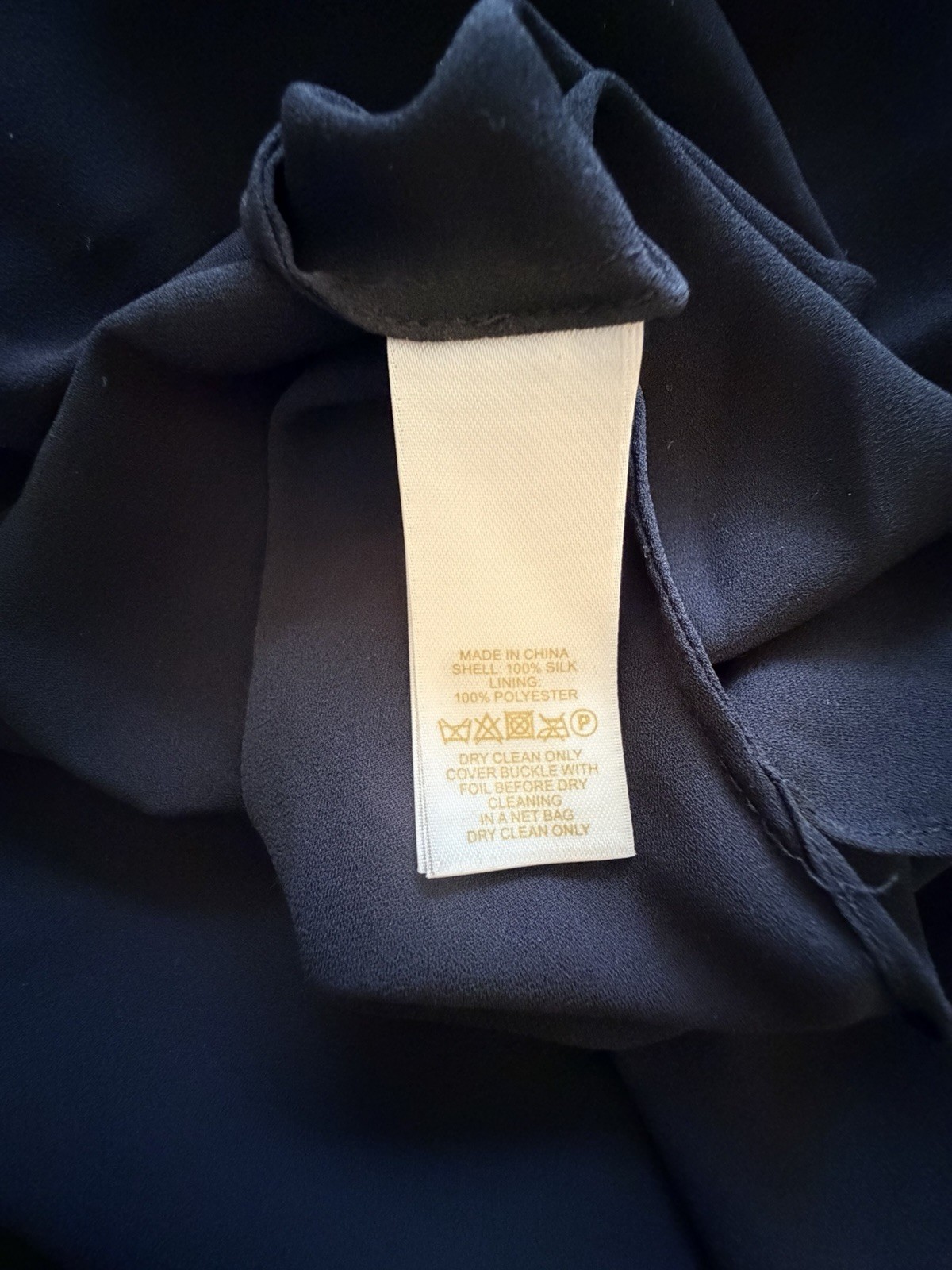 Vintage 90s Kate Spade Black 100% Silk Chiffon Dress SZ 8 FLAW READ