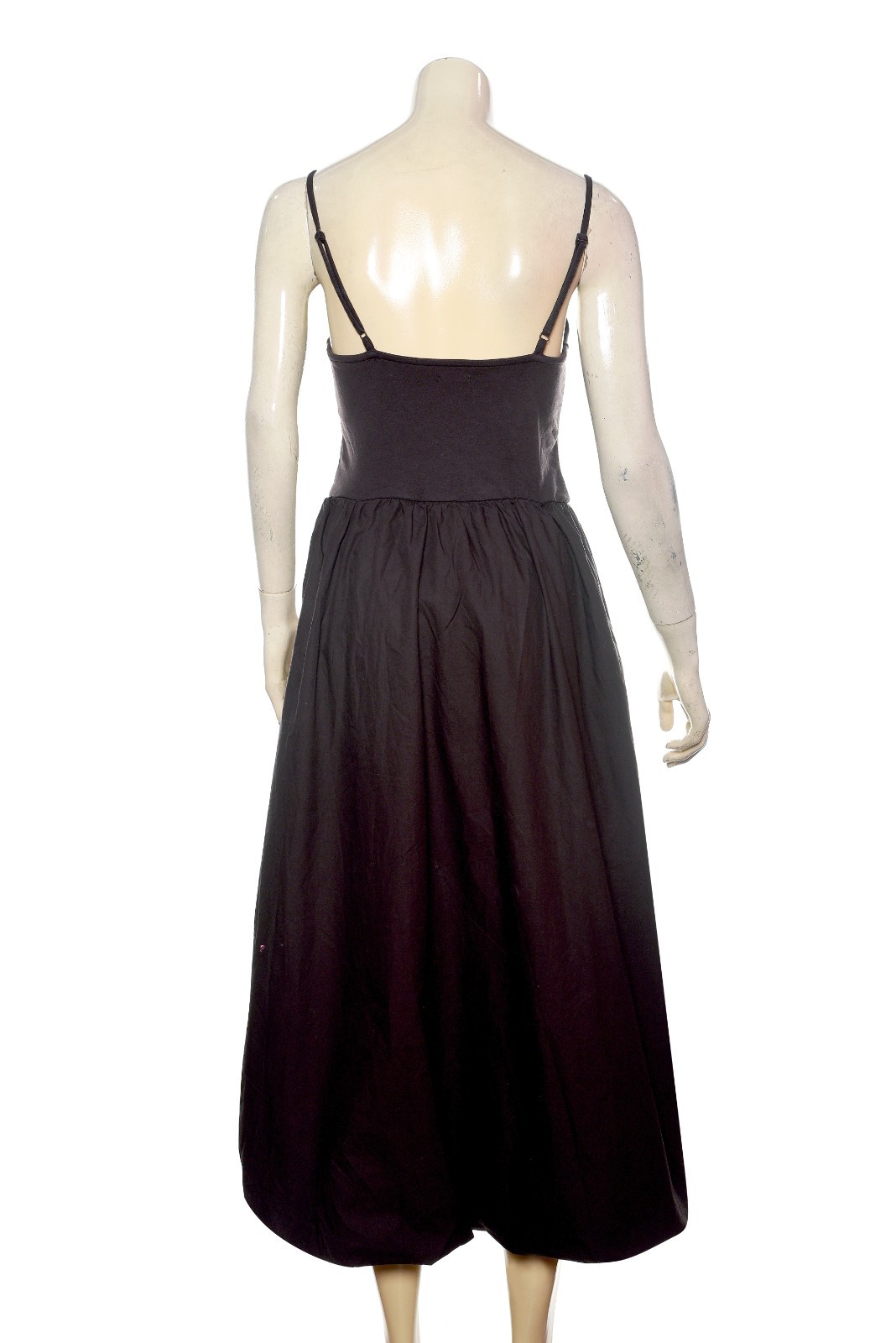 Urban Outfitters Kimchi Blue Eden Hybrid Puffball Dress S P Brown Midi NEW 44036