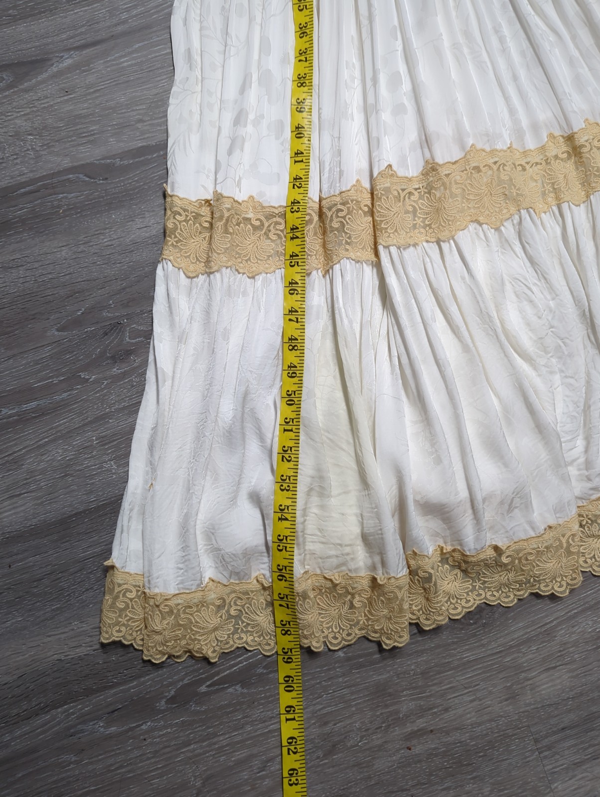 SPELL & THE GYPSY Collective Ivory Ocean Lace Maxi Gown Size S