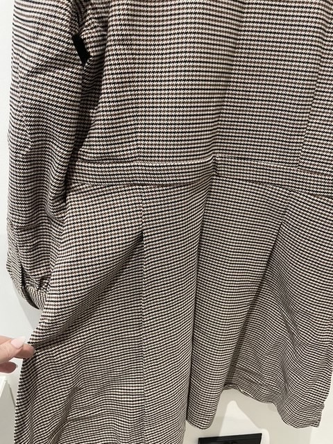 La Redoute Houndstooth Tweed Pleated Shirt Dress Size 18 Chic Heritage RRP £58