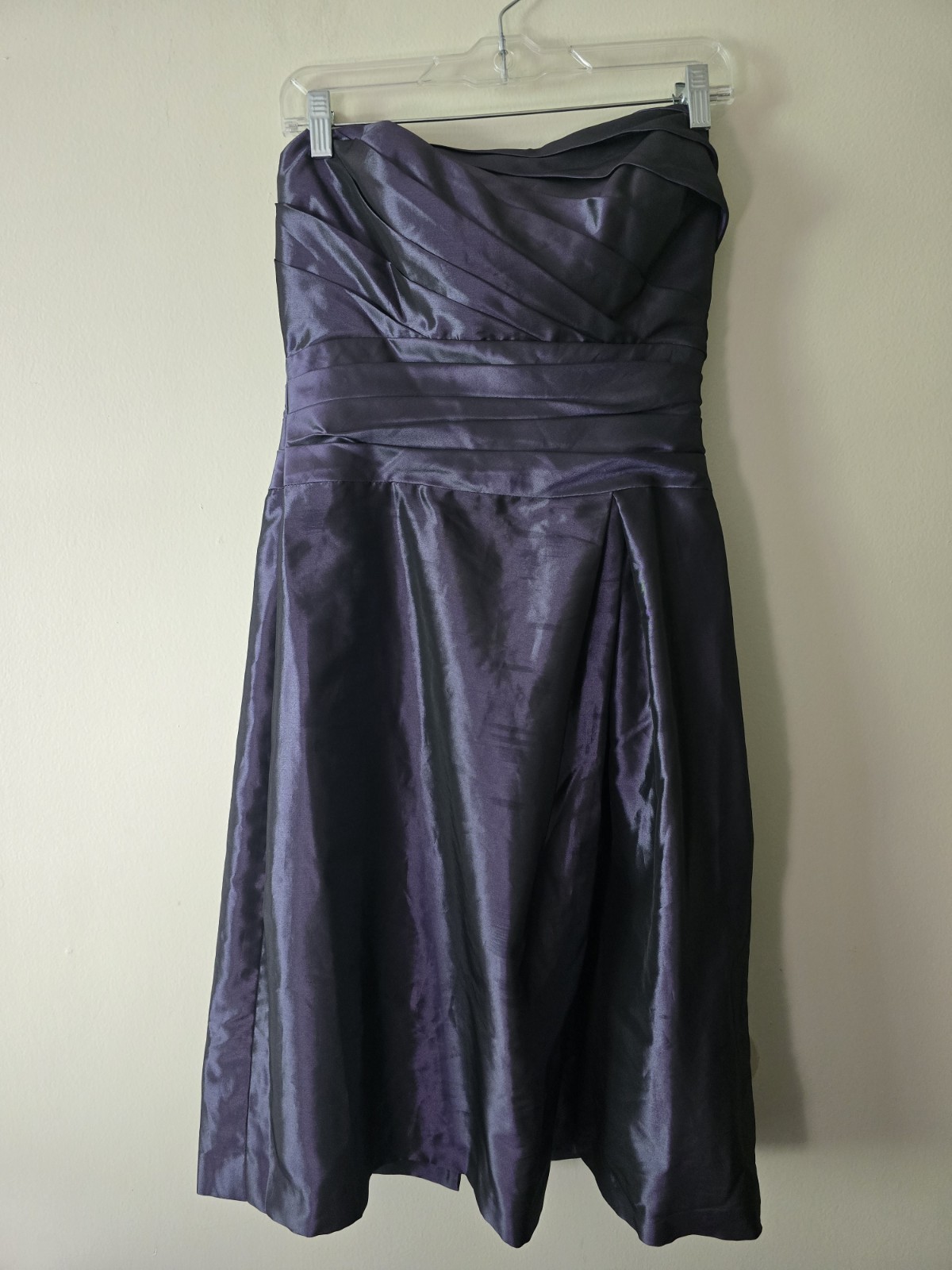 Belsoie Matte Taffeta Dress Formal Romantic Bridesmaid Quiet Luxury NWT Size 10