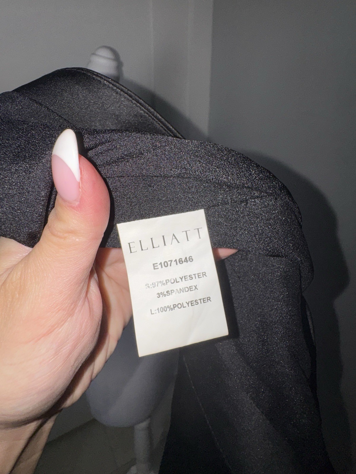 Elliatt X Revolve Camo Dress in Black/ Size Small