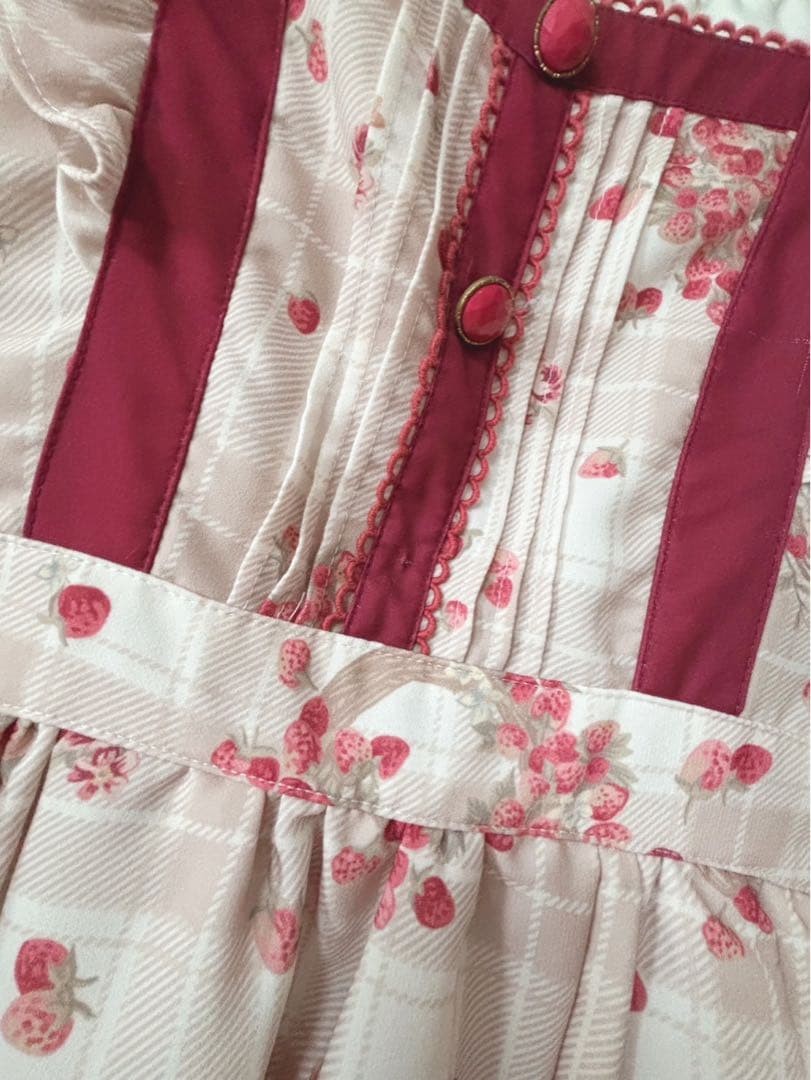 LIZ LISA Raspberry Pattern Dress – Ryosangata -kei