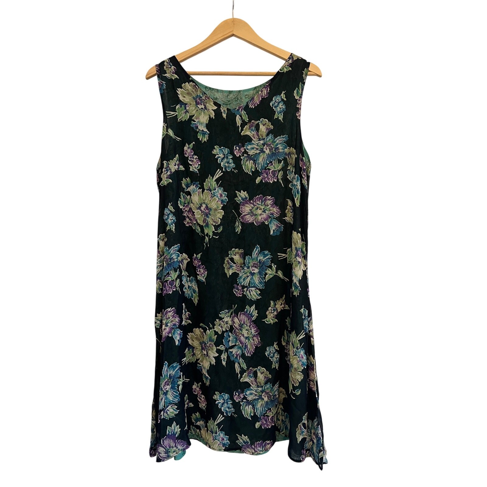 Sarah Arizona Reversible Floral Paisley Dress LRG Fairy Whimsigoth Fairy Grunge