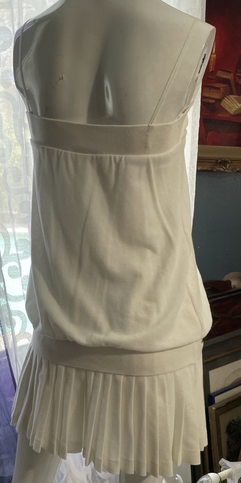 Lacoste Malandrino Women’s Spaghetti strap Tennis?Dress made France Sz M