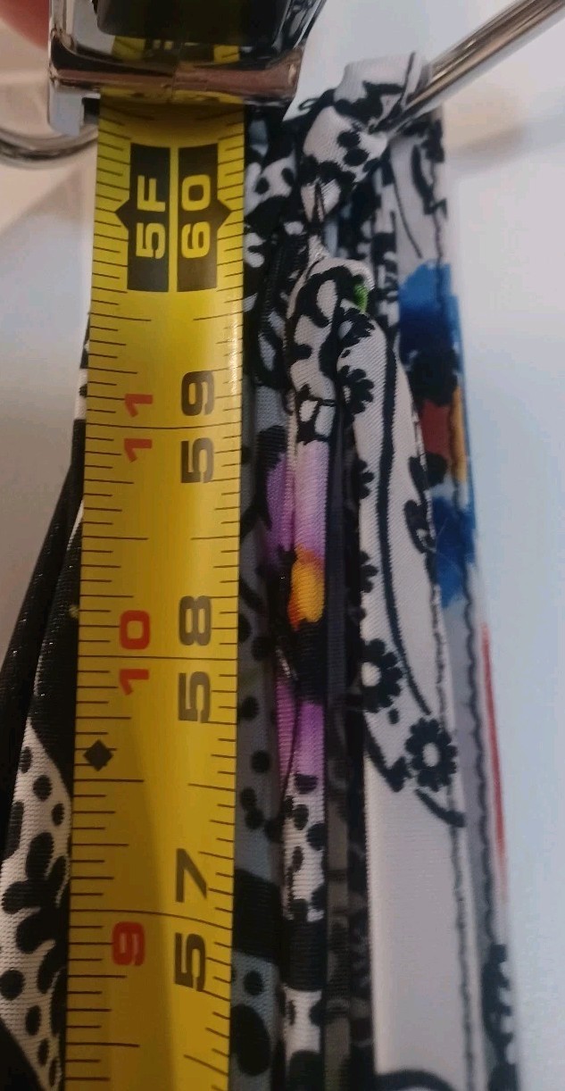 Maxi Dress No Labels 60″ Long From Shoulder Floral Paisley Graphics (See Pics)