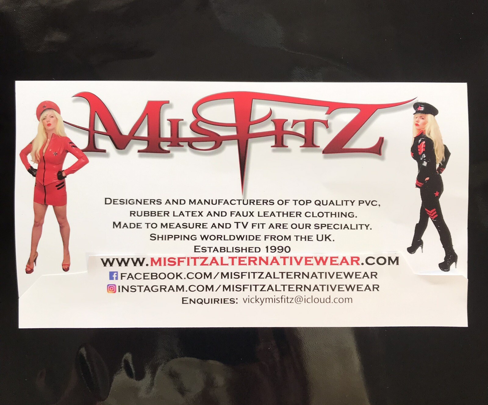 Misfitz black & red PVC buckle dress + choker. SIZE 20. CD Goth Fetish Club.