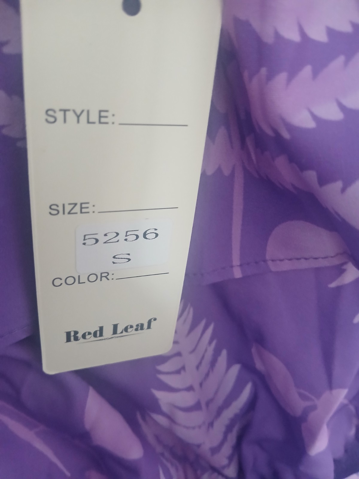 Red Leaf Purple Floral Off Shoulder Ruffle Belted jumpsuit Women’s S 5256