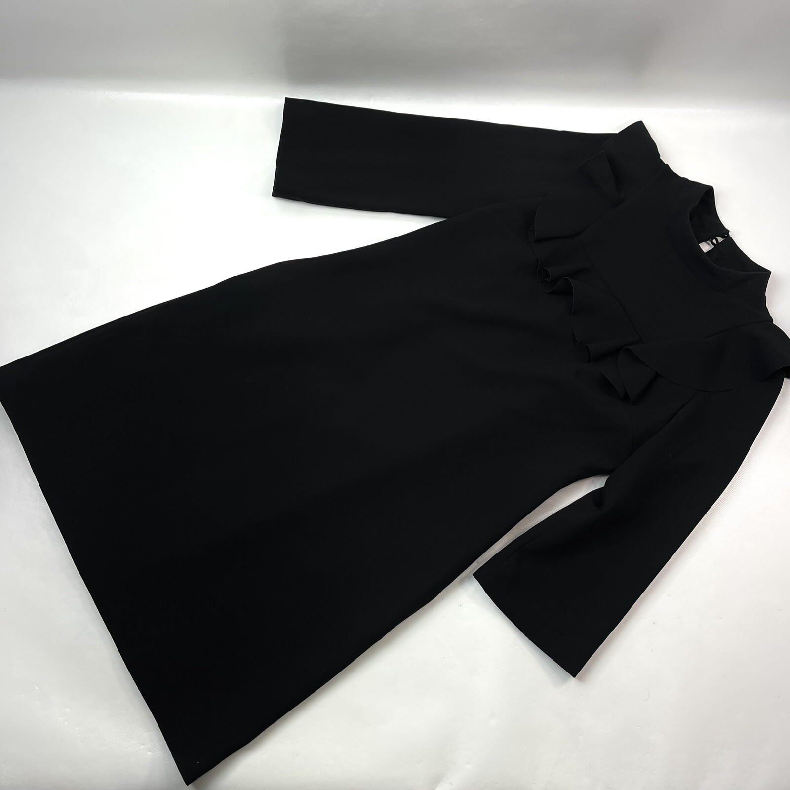 Banana Republic Long Sleeve Goth Dark Black Dress Women’s Size 6 Formal/Casual