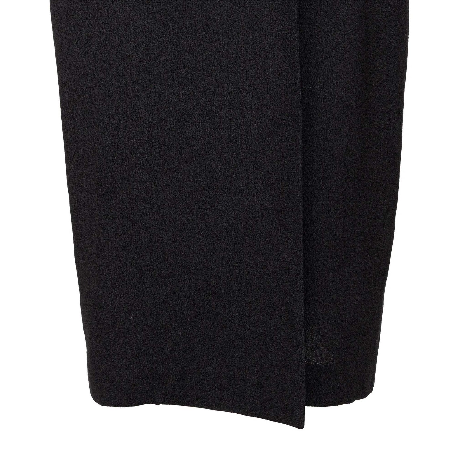 Ralph Lauren Black Wool Blazer Dress Satin Lapel 2000s Tailored Midi Dress