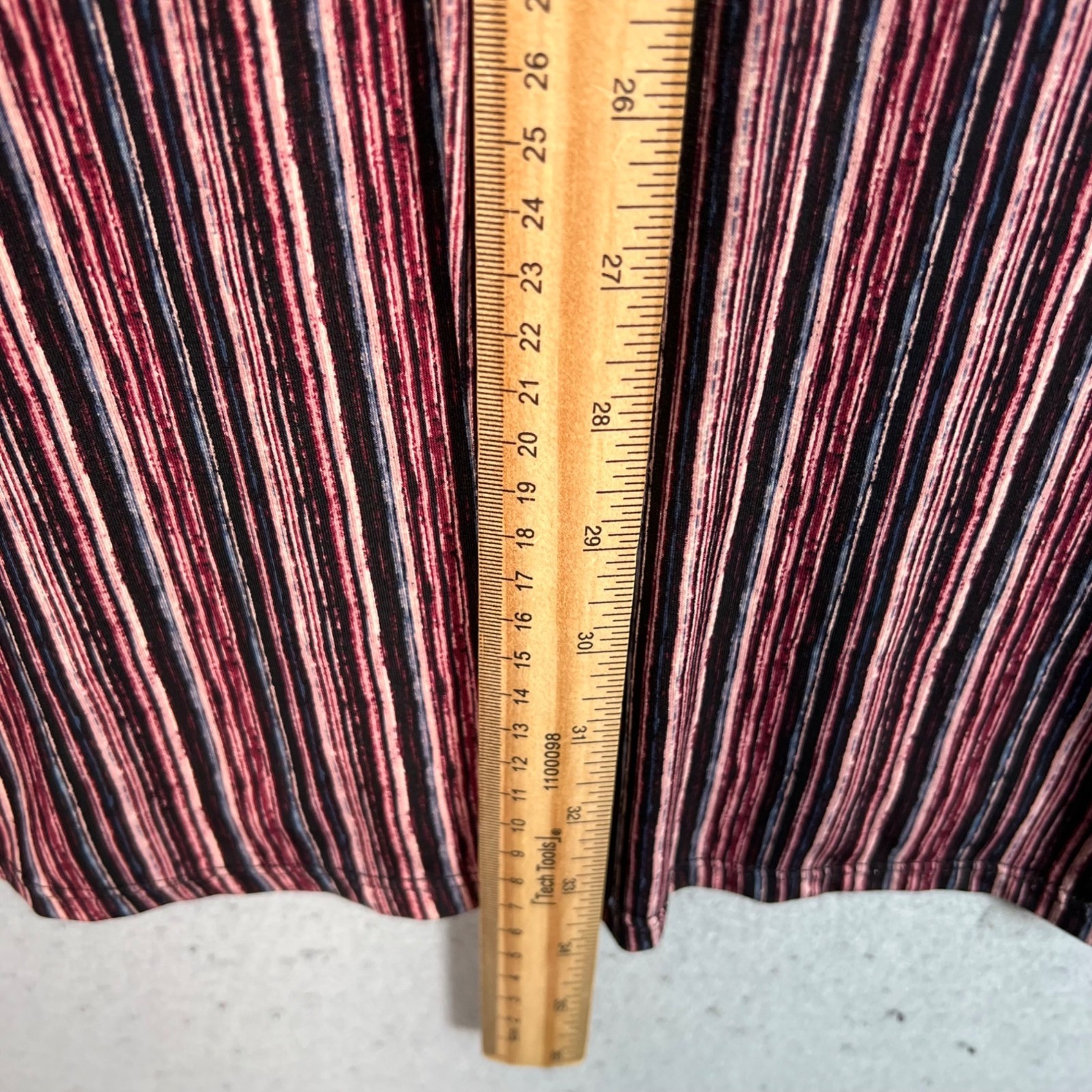 BCBGGeneration Womens Size Small Striped Short-Sleeve A-Line Dress