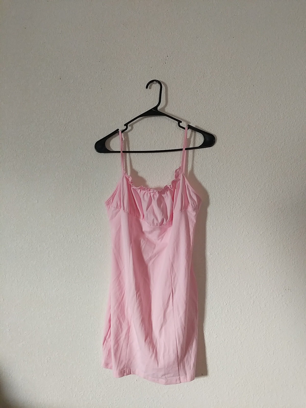 Shien Spaghetti Strap Short Dress Pink L Women’s
