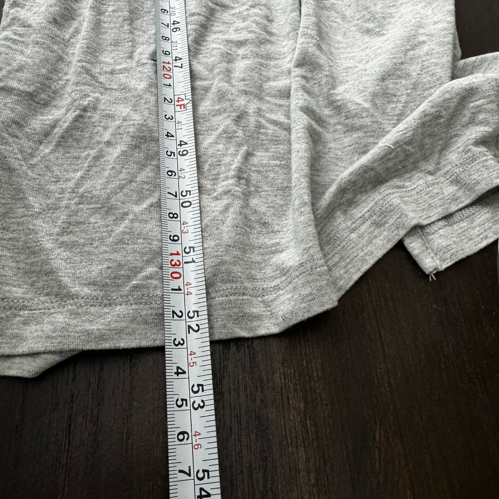 PUMA Classics Open Back Bodycon Maxi Dress Gray Mock Neck Long Sleeve Slit Small
