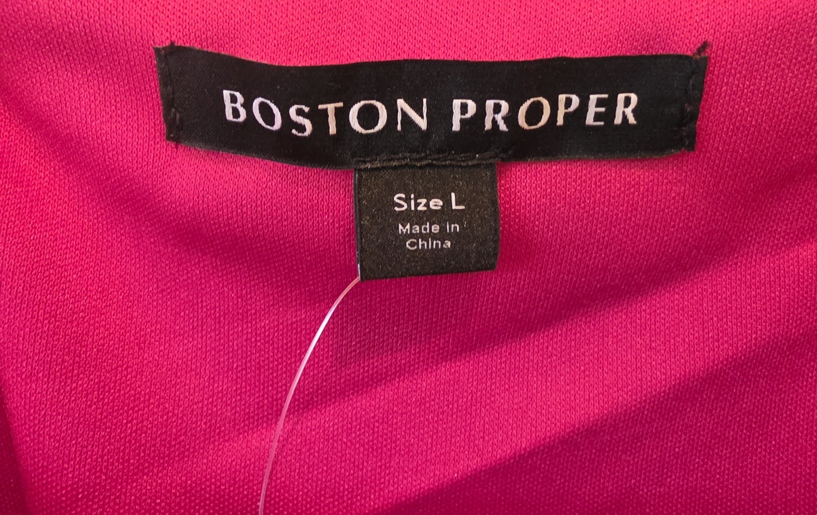 Boston Proper Beyond Travel Cold Shoulder Three Quarter Sleeve Red Dress NWT